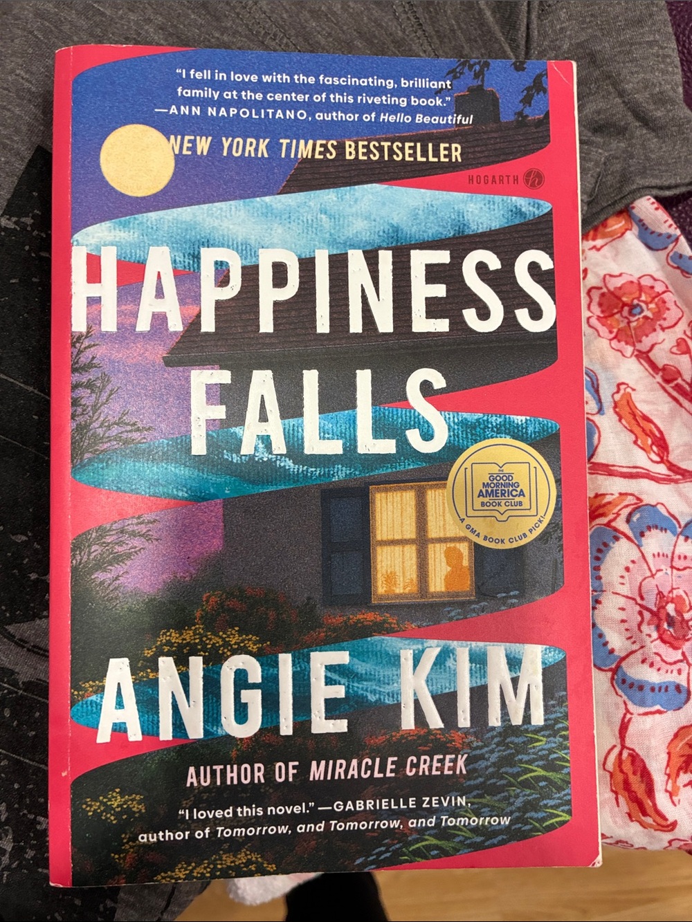 Happiness falls by Angie Kim